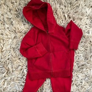 Primary.com zip up hoodie and sweatpants set, 18-24M